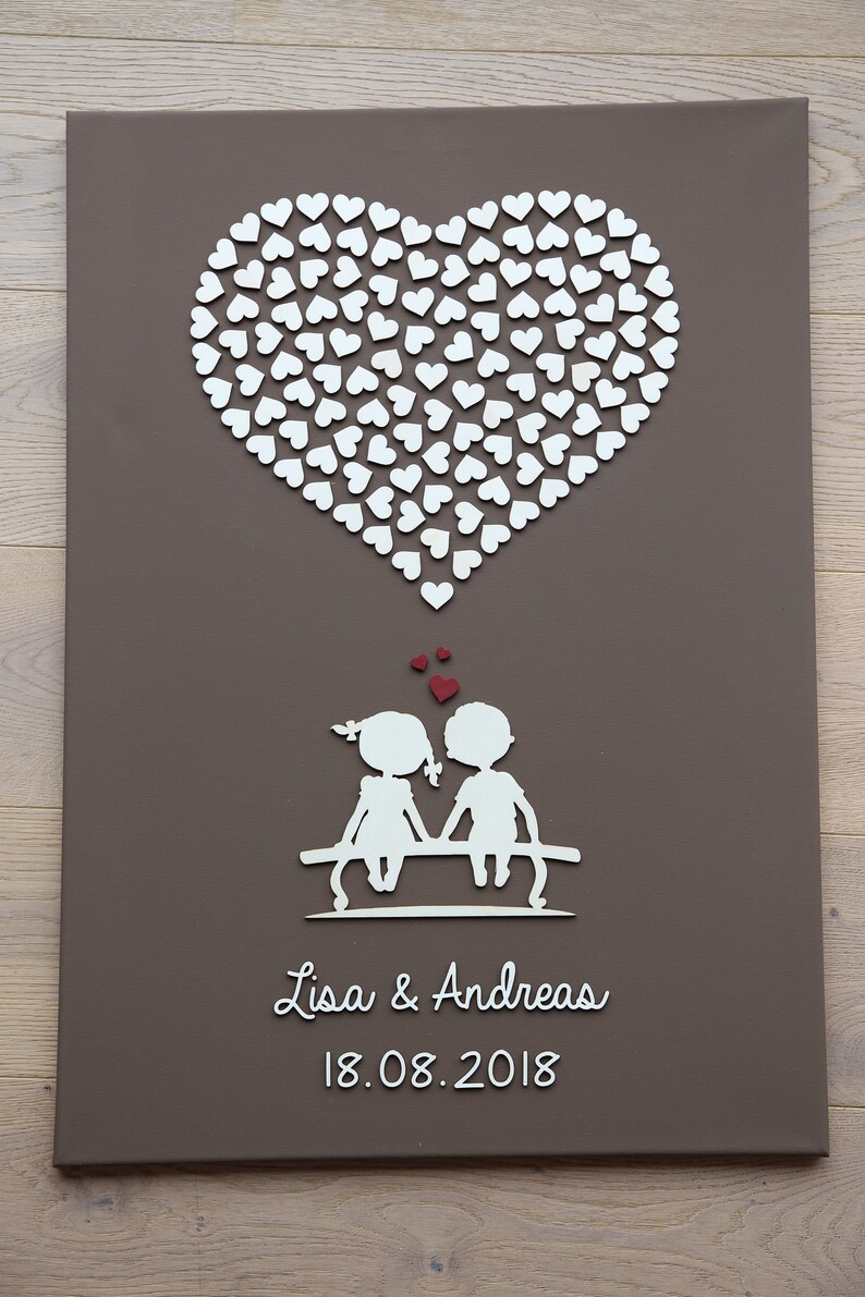 Gästebuch wedding tree Hochzeit Erinnerung Geschenk Etsy