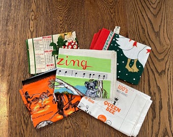 Vintage souvenir Bulk Lot 5 Collectable Tea Towels. Souvenir.Australia etc. tea-towels./13