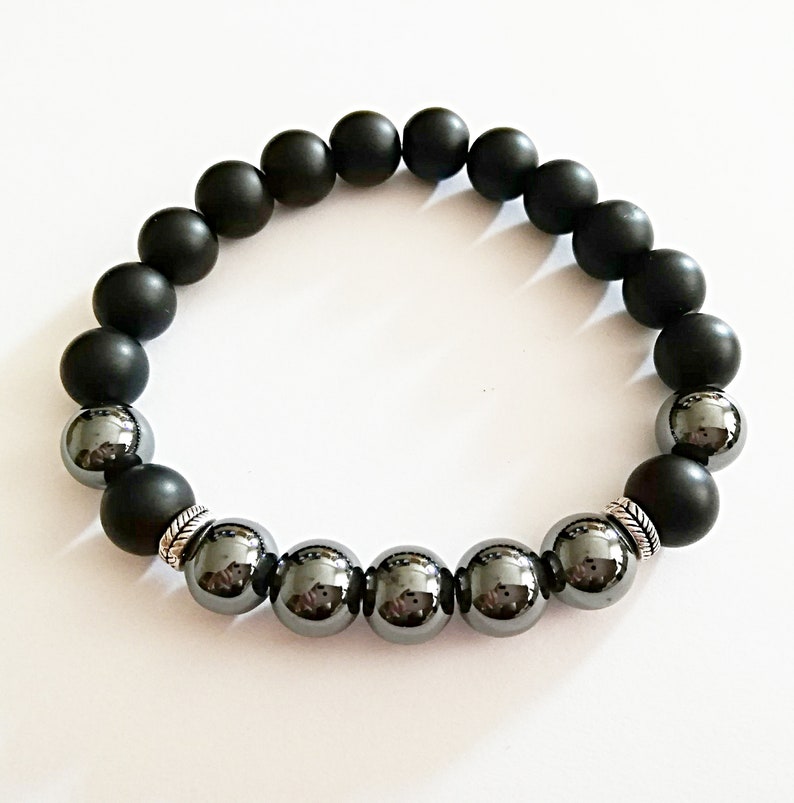 black stone jewelry