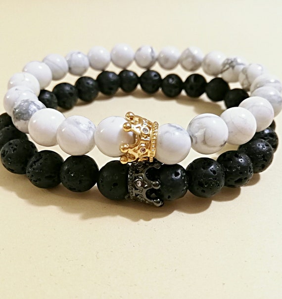matching crown bracelets