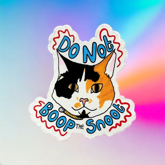 Angry cute cat' Sticker