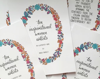 Libro ilustrado de diez mujeres artistas inspiradoras