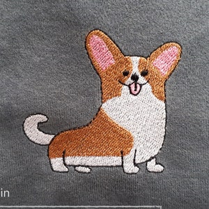 Happy Dog Machine Embroidery Design