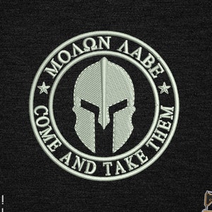 Come And Take Them – Molon Labe Pin - Agent Gear USA