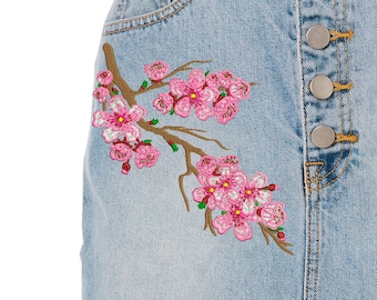 Sakura Blossom Cherry Digital Machine Embroidery Design for
