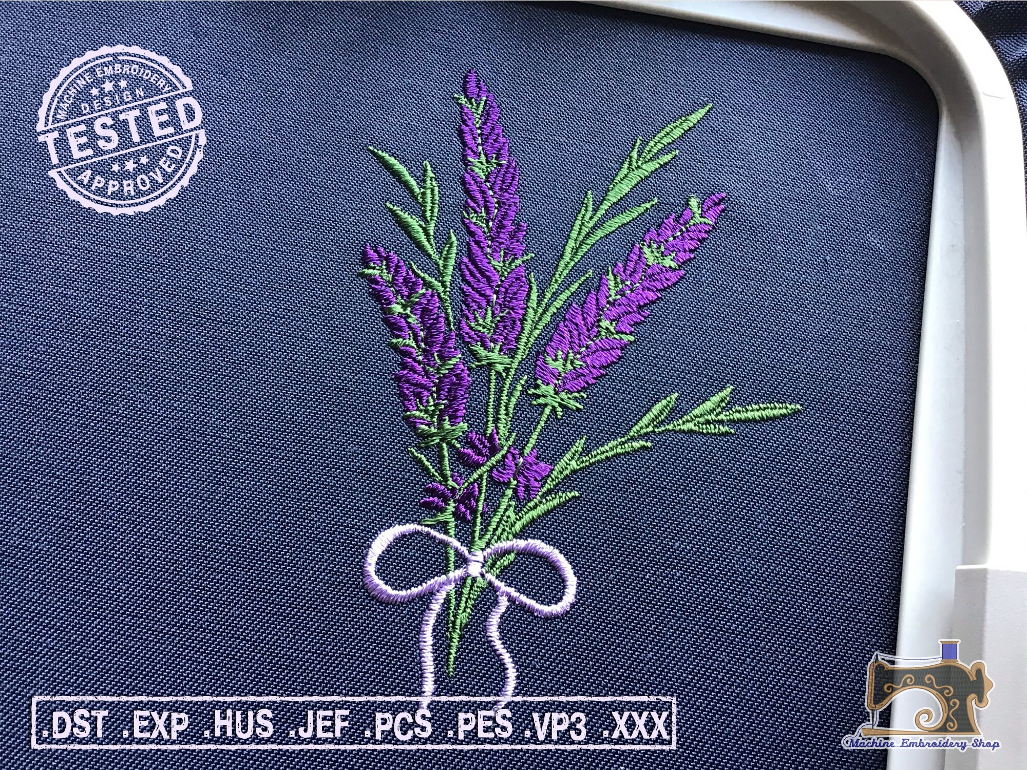 Bunch of Lavender Machine Embroidery Design - Etsy