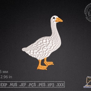 Goose Machine Embroidery Design