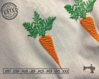 Carrot vegetable Machine Embroidery Design