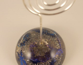 Door photo ball blue/silver