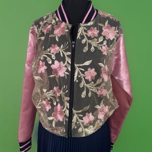 Sheer Bomber Jacket - Etsy