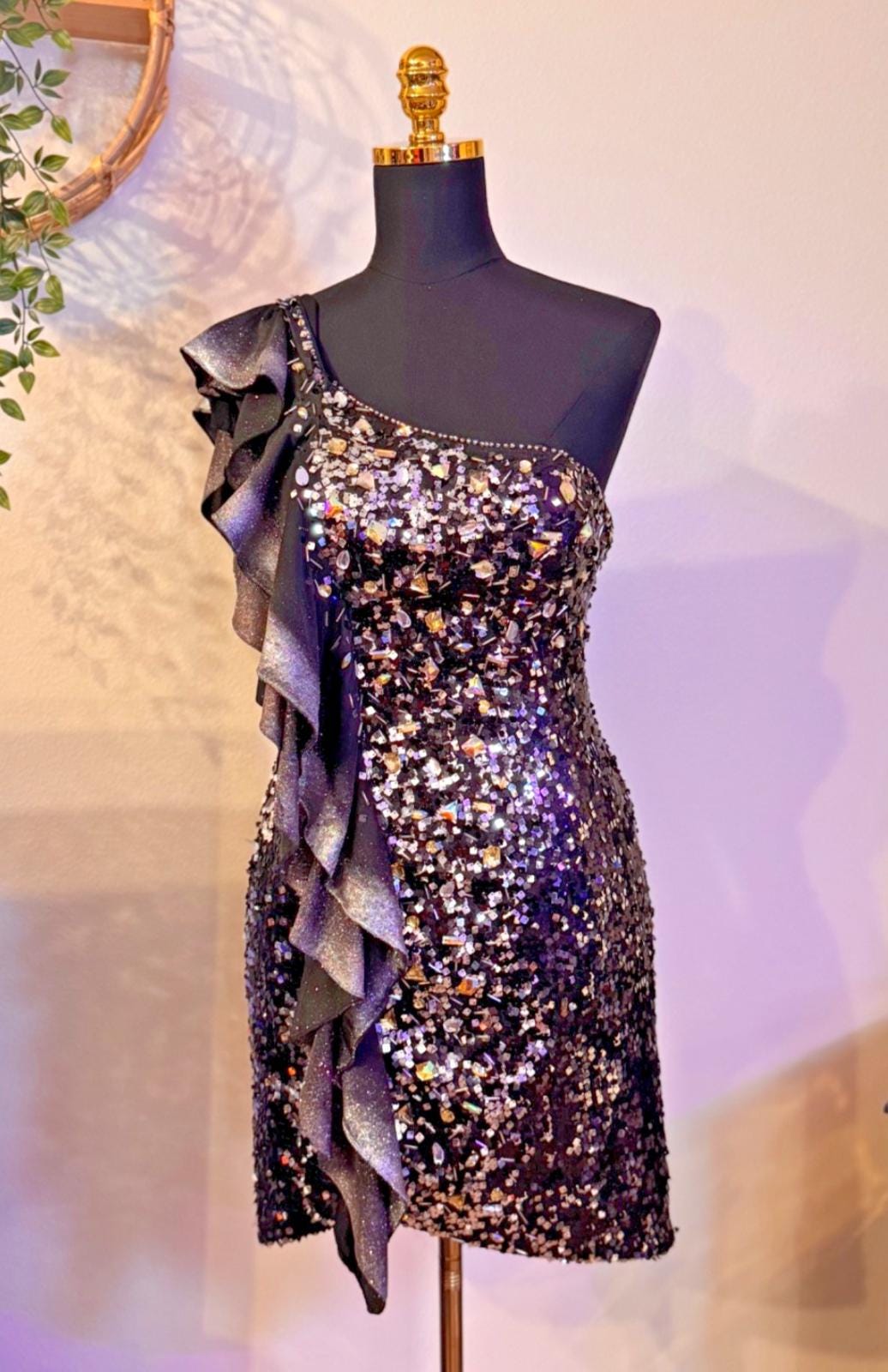 tony bowls black sequin dress Tony Bowls | Dresses | Tony Bowls Black Sequin Prom Dress
