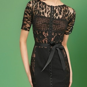 byron lars lace dress Byron Lars + Carissima Sheath Dress