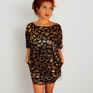 slim fit dress slacks Elizabeth K GS3085 Short Sequin Dress main image 0