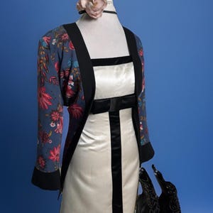 Vestido vintage sin tirantes BCBG Max Azria color marfil / Boda / Inspirado en Chanel / Lujoso imagen 3