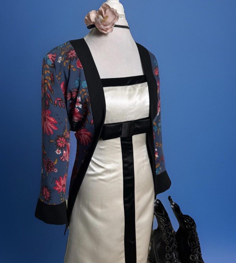 Vestido vintage sin tirantes BCBG Max Azria color marfil / Boda / Inspirado en Chanel / Lujoso imagen 3