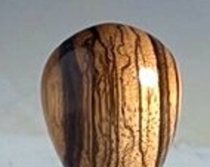 Wine Stopper / Bottle Stopper Stainless with African Zebrawood