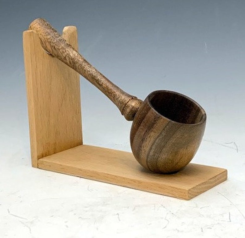 Handmade Wood Coffee Scoop Walnut & Copperpod wood Etsy