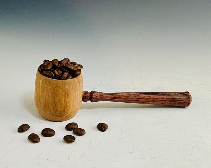 Handmade Wood Coffee Scoop Apple wood & Rosewood