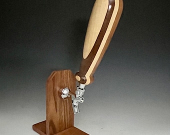Laminated Wood Beer Tap Handle, Kegerator Handle, Fountain tap handle