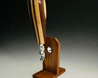Laminated Wood Beer Tap Handle, Kegerator Handle, Fountain tap handle