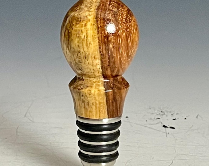 Wine Stopper / Bottle Stopper Stainless with Indian Rosewood