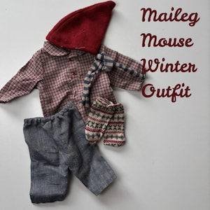 Maileg Mouse Winter Outfit--Medium to Large size