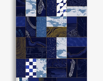 Giclée Art Print – Sky Quilt
