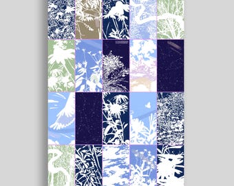 20 Views of Summertime in Ann Arbor - 11x17 original digital art print