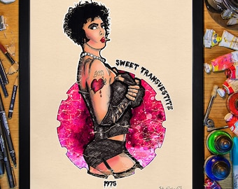 The Rocky Horror Picture Show, Dr. Frank N Furter. 1975. 30x40.