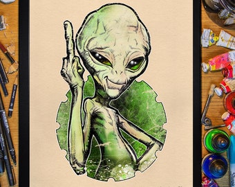 Pablo, el marciano. Póster 30x40/Enmarcado