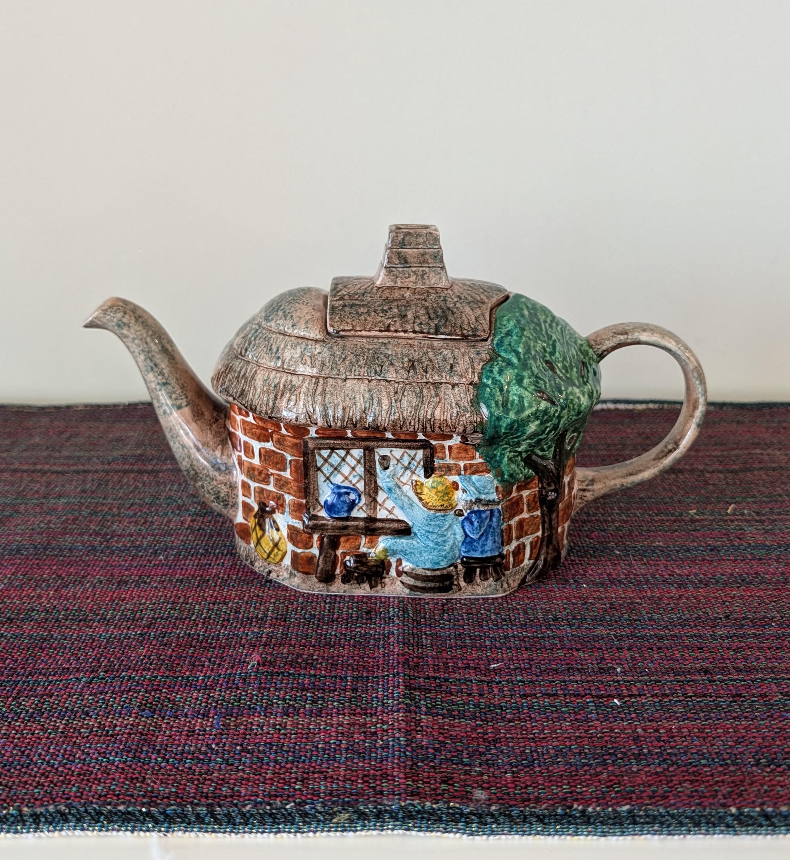 Tony Wood Teapot - Etsy