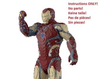 lego iron man infinity war minifigure instructions