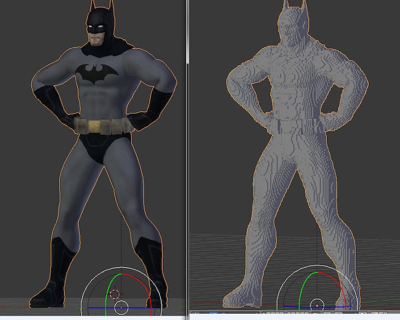 LEGO Batman Lifesize Statue Building Instructions Etsy