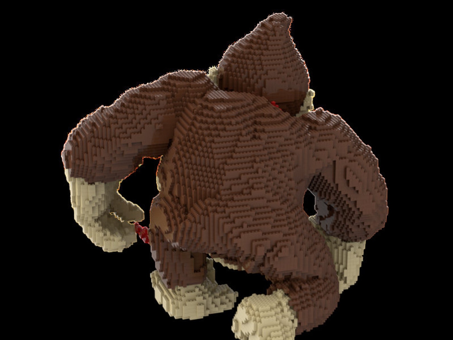 Lego Donkey Kong Statue Building Instruction Instructions Etsy UK