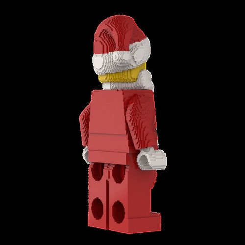LEGO Santa Claus statue building instruction shops - instructions only no bricks