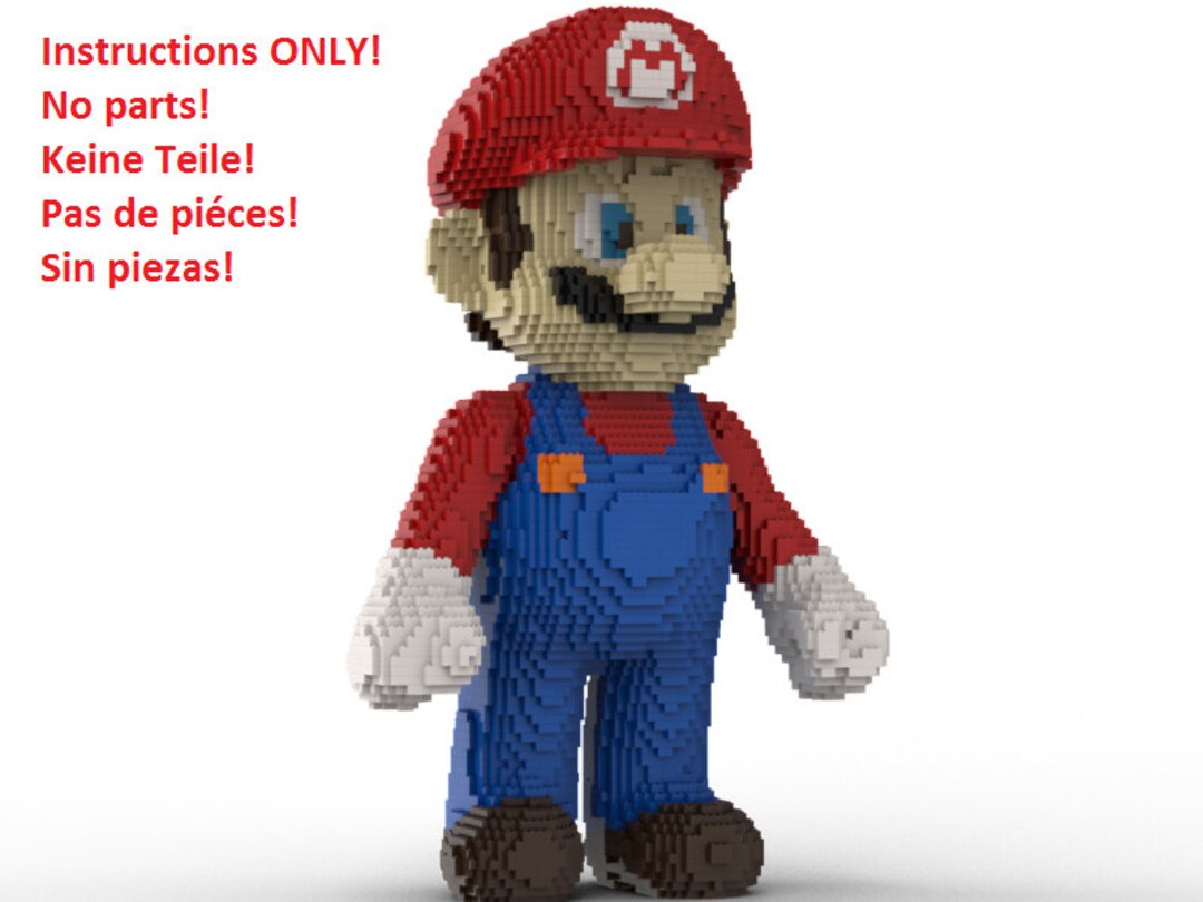 3d lego mario instructions