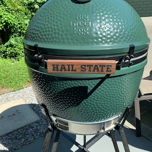 Big Green Egg Handle, Custom Brown, Personalized Grill