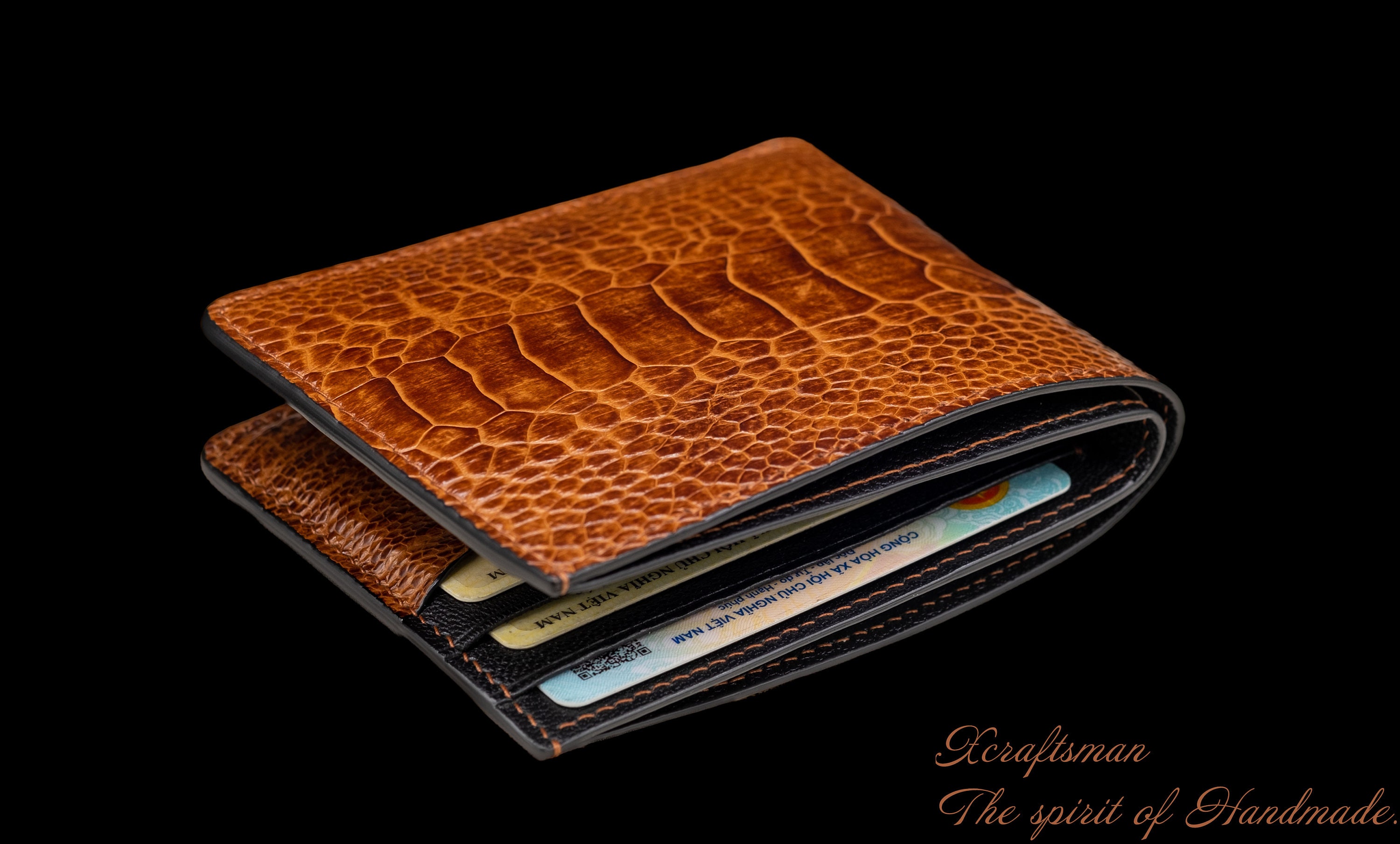 Multiple wallet Ostrich Leather - Les Extraordinaires - Exotics