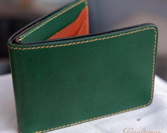 Buttero Leather Wallet: Slim Minimalist Design