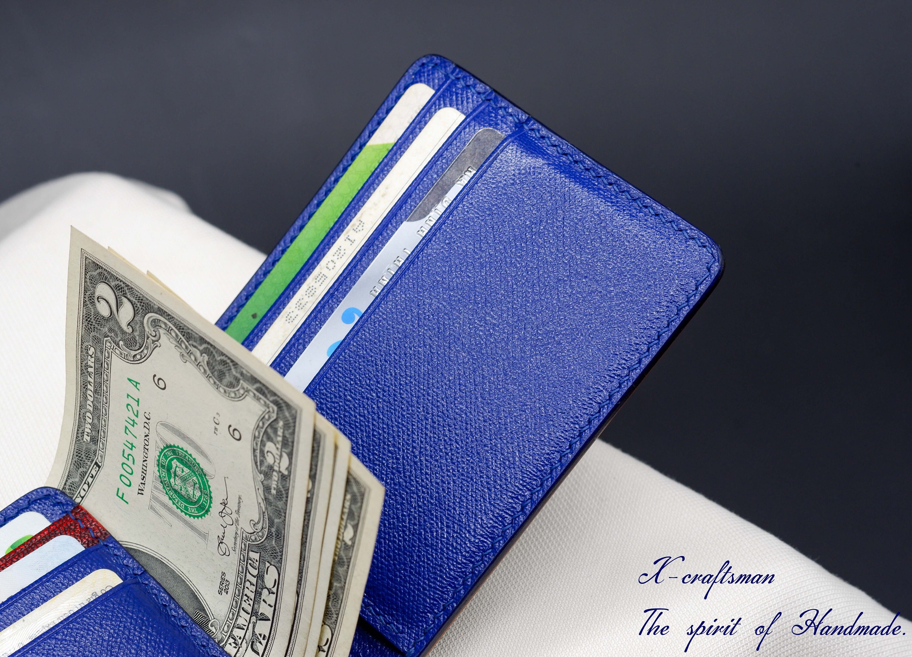 Bespoke Money Clip Wallet, Handmade From Shell Cordovan