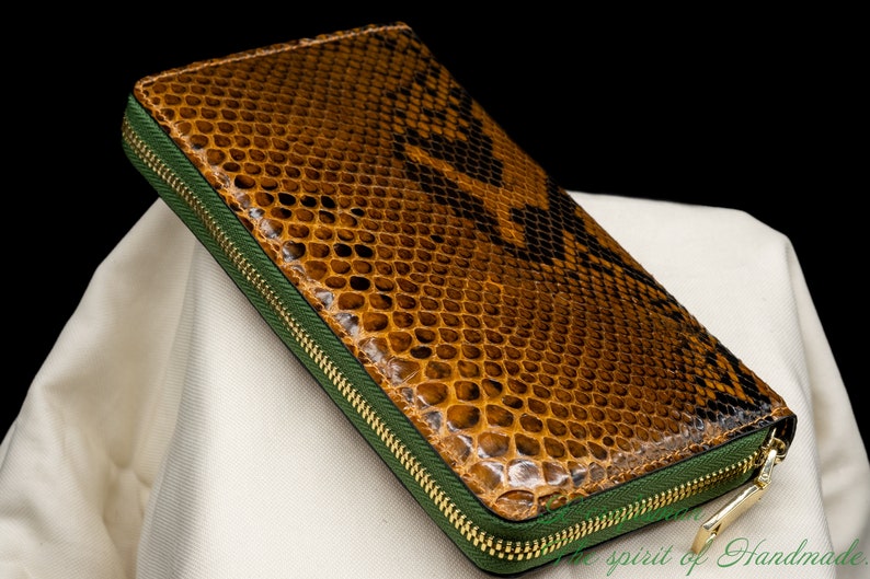 Genuine Python Purse - Tanned in Spain by Verdeveleno