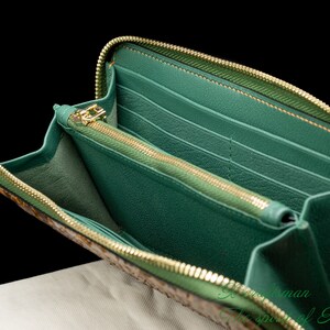 Luxurious Alran Chevre Interior in Deep Green