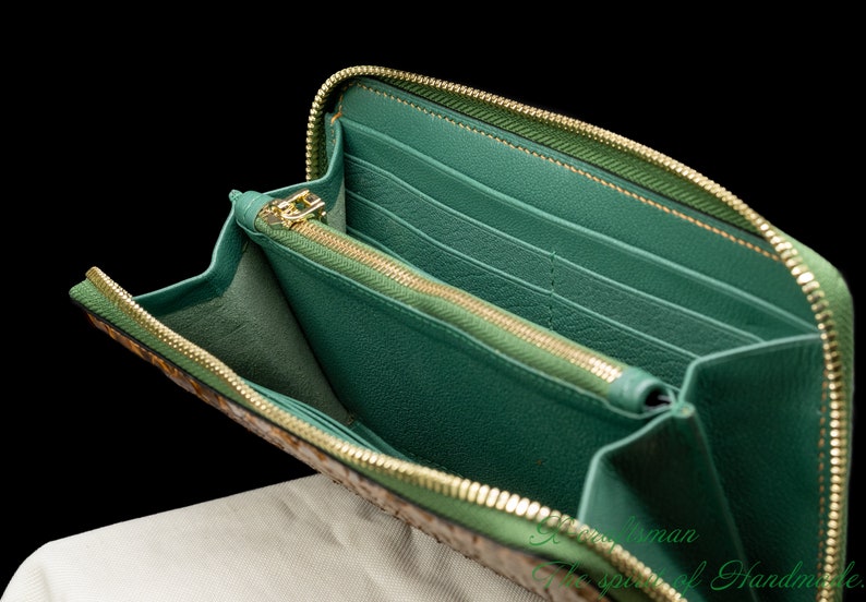 Luxurious Alran Chevre Interior in Deep Green