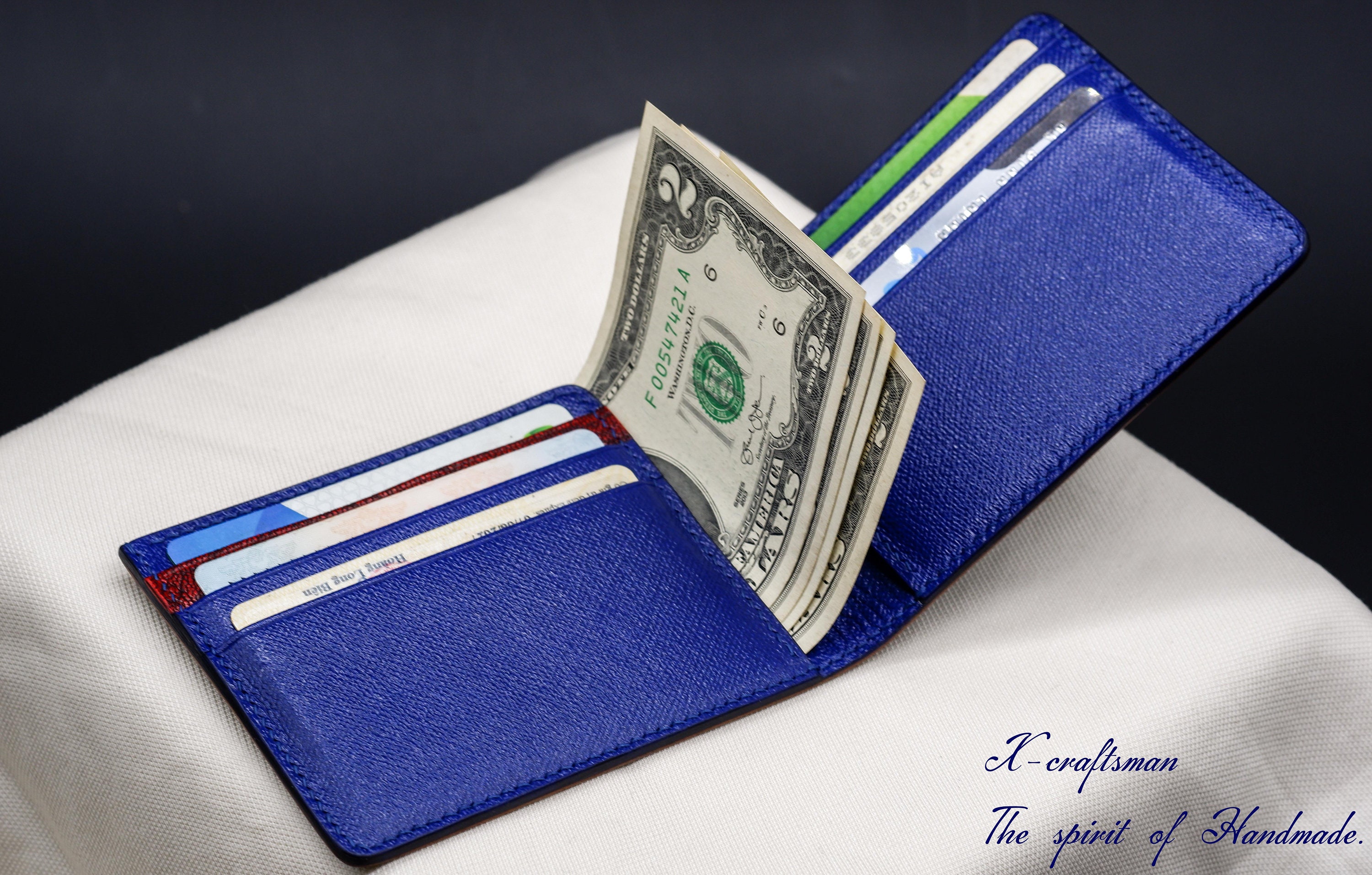 Bespoke Money Clip Wallet, Handmade From Shell Cordovan