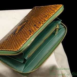 Gold Zipper and Metal Accents Detail