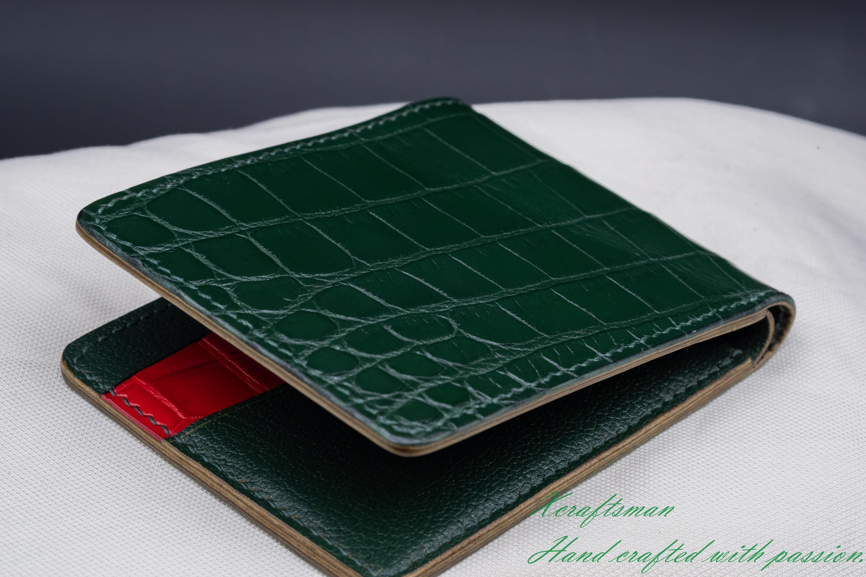 Amazon.com: Luxury Genuine Crocodile Leather Alligator
