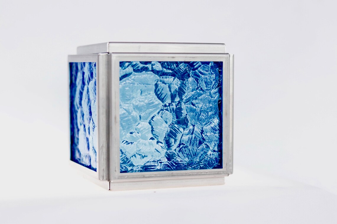 Stained Glass Cube Etsy