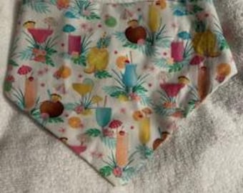 bandana per cani con elastico per capelli