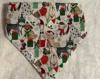 bandana per cani con elastico per capelli