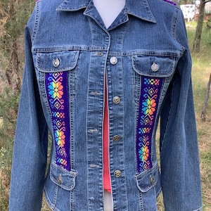 Women&#39;s Embellished Denim Jacket, Unique, Gift